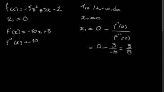 Método de Newton de optimización Univariable parte I [upl. by Valentine]