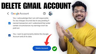 How to Delete Gmail Account  Delete Google Account permanently 2025 [upl. by Celeste]