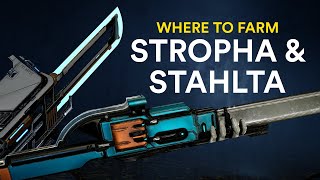 Where to farm Stropha amp Stahlta Warframe [upl. by Eilis68]