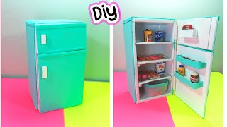 COMO HACER UN REFRIGERADOR NEVERA DE CARTON RECICLADO 😋 [upl. by Roze721]