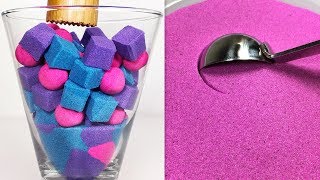 Very Satisfying and Relaxing Compilation 148 Kinetic Sand ASMR [upl. by Brendan]