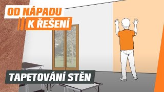 Jak na tapetování stěn [upl. by Ahsinna]