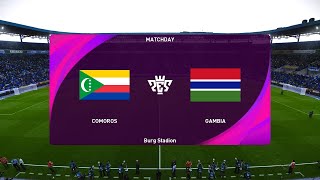 Comoros vs Gambia 04092024 Africa Cup of Nations PES 2021 [upl. by De Witt19]