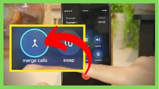 How to Conference Call on iPhone ☎️ BEST METHOD [upl. by Ecinehs512]