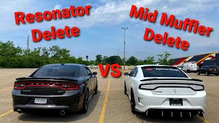 Resonator vs Muffler Delete Which Sounds Better [upl. by Pelagias546]