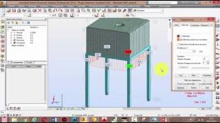 Etude complète et detaillée dun reservoir rectangulaire surélévé avec le logiciel Robot [upl. by Aneeuq]