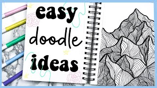 10 EASY DrawingDoodle Ideas to Try When Youre Bored at Home [upl. by Duky]