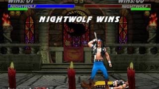 Mortal Kombat 3  Animality  Nightwolf [upl. by Verity834]