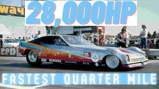 Fastest Quarter Mile in history ever recorded on video [upl. by Naid513]