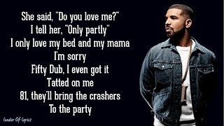 Drake  GODS PLAN Lyrics [upl. by Courcy]