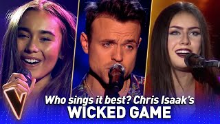 Three GORGEOUS Wicked Game Covers in The Voice  Who sings it best 9 [upl. by Darwin]