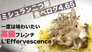 【フレンチ】ミシュラン二つ星  食べログGOLD 465✨ レフェルヴェソンスのおまかせコース【前編 12】2 Michelin Stared French  L Effervescence [upl. by Marigold]