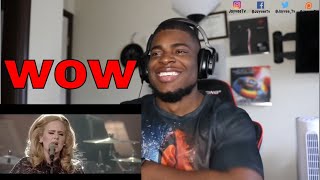 IM BLOWN AWAY Adele  Set Fire To The Rain LIVE REACTION [upl. by Prior17]