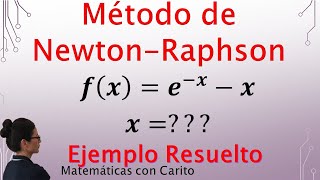 Método NewtonRaphson  Ejemplo [upl. by Boniface]