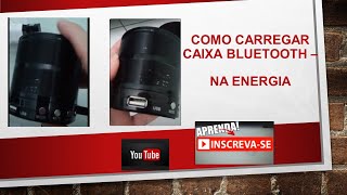 Caixa Bluetooth  Carregar na energia [upl. by Macknair]