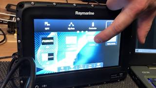 Raymarine A78Axiom Pro How To Configure ReverseFlip Image Cam210220 IP Camera amp Wide Lens Option [upl. by Earlie]