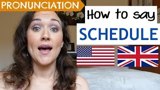 How to Pronounce SCHEDULE US UK amp Australian pronunciation [upl. by Engracia47]