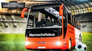 Fernbus Simulator MANNSCHAFTSBUS 1 Im MAN Lions Coach unterwegs für die Bundesliga [upl. by Condon]