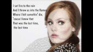 Adele  Set Fire To Rain Acapella version with Lyrics [upl. by Swisher]