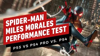 SpiderMan Miles Morales Performance Review  PS5 vs PS4 Pro vs PS4 [upl. by Aikemot]