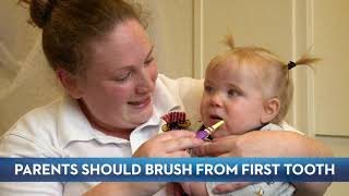 How To Brush Baby Teeth [upl. by Breech]