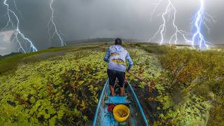 Pesca y Cocina En Un Bello Lugar Tormenta Electrica Casi Nos [upl. by Nosle759]