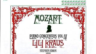 Mozart  Piano Concertos 9 Jeunehomme15161234568  Presentation Centrecord  Lili Kraus [upl. by Correna]