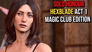 Solo Hexblade Warlock x Paladin The Quest for the Magic Club ACT 1 HONOUR BG3 Patch 8 PLAYTEST [upl. by Zondra]