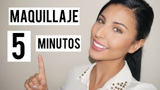 Maquillaje Natural Para el TRABAJO en CINCO MINUTOS  Eva Davis [upl. by Aitetel]