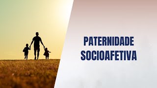 Paternidade socioafetiva [upl. by Retloc]