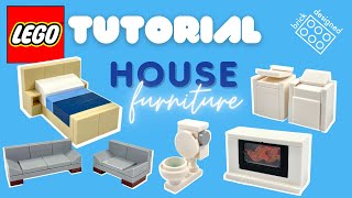 7 Quick LEGO Furniture Builds For Any LEGO House [upl. by Barton]