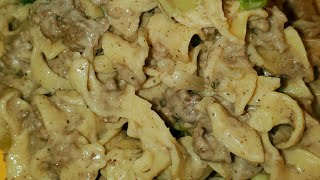 Ground Beef Stroganoff [upl. by Llewsor]