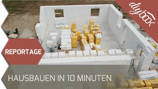 Reportage Haus bauen in 10 Minuten  Die Magie von Porenbeton [upl. by Rich]