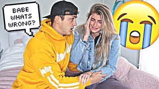 Randomly CRYING Prank On Fiance Cute Reaction [upl. by Pesek]