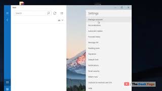 How To Delete your email Account From Windows 10 Mail App [upl. by Einnil]