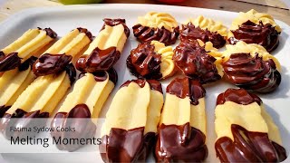 Melting Moments  Fingers  Butter biscuits  Viennese biscuits [upl. by Hazeefah339]