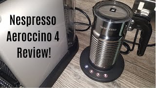 Nespresso Aeroccino 4 Milk Frother Review  Worth upgrading from the Aeroccino 3 [upl. by Nitsirt52]