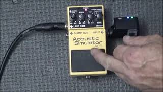 Boss AC3 Acoustic Simulator Demo And Review [upl. by Earized]