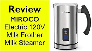 Review Miroco Milk Frother  How to make froth milk at home [upl. by Willabella780]