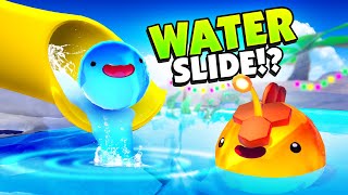 Building a WATER SLIDE For My Favourite SLIMES  SLIME RANCHER 2 [upl. by Gaston]