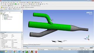 Ansys Tutorial  Fluid Flow AnalysisCFD [upl. by Earehs]