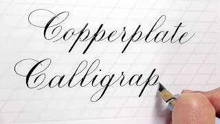 Copperplate Calligraphy realtime [upl. by Adeys567]