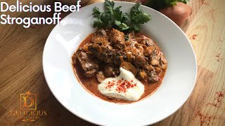 Delicious Beef Stroganoff [upl. by Laeria]