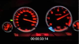 BMW 640d coupe F13  0  250 kmh acceleration  Full HD with exact acceleration measure [upl. by Eliathan]