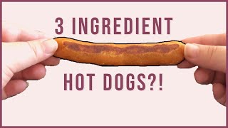 LETS TEST Easy vegan hot dogs only 3 ingredients [upl. by Loram]