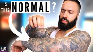 How to TREAT A PEELING TATTOO  Tips Tricks amp Healing Experience [upl. by Imekawulo]