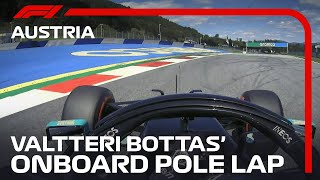 Valtteri Bottas Pole Lap  2020 Austrian Grand Prix  Pirelli [upl. by Amehsyt]