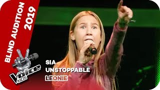 Sia  Unstoppable Leonie  Blind Auditions  The Voice Kids 2019  SAT1 [upl. by Anwahsak793]