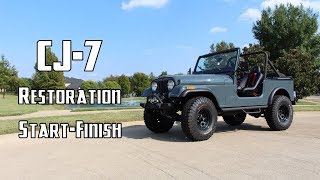 Complete Jeep Restoration in 10 Minutes [upl. by Eendys]