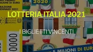 Lotteria Italia tutti i biglietti vincenti primo premio vinto a Pesaro [upl. by Seldon]